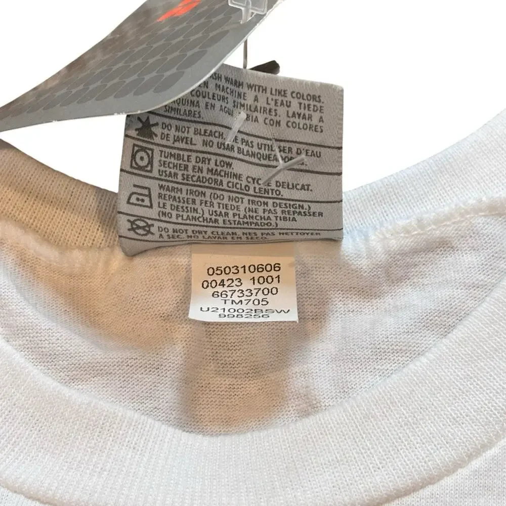 Vintage 90s Deadstock Boys Nike Cotton Graphic Tank Youth Size Small RW&B